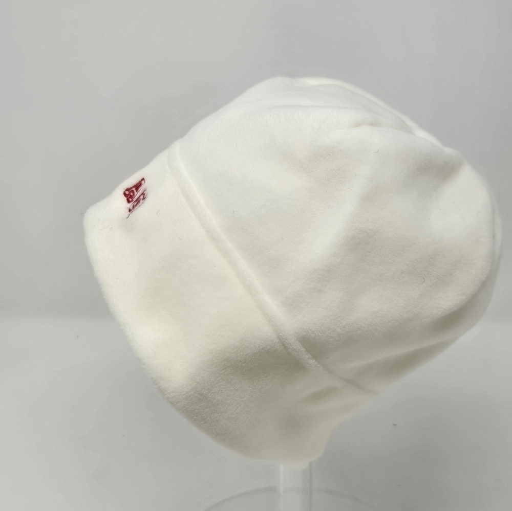 LANDS' END X AGD ALPHA GAMMA DELTA SORORITY CREAM FLEECE BEANIE HAT WOMEN OS - Picture 3 of 11